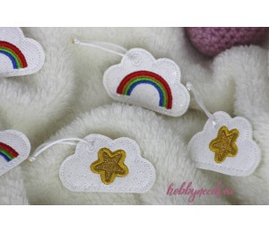 ITH Anhänger - Wolke Regenbogen & Stern - kostenlos für ehrenamtliche Sticker